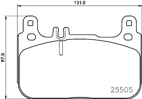 Brake Pad Set, disc brake (P 50 128)