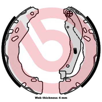 Brake Shoe Set (S 61 544)