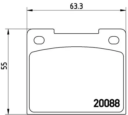 Brake Pad Set, disc brake (P 86 001)