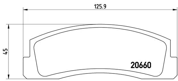 Brake Pad Set, disc brake (P 41 002)