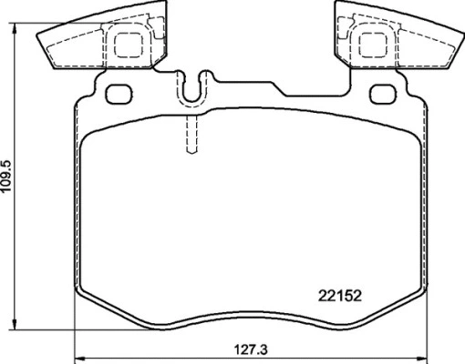 Brake Pad Set, disc brake (P 50 159)