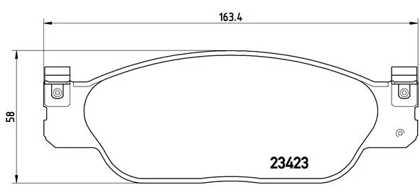 Brake Pad Set, disc brake (P 36 012)