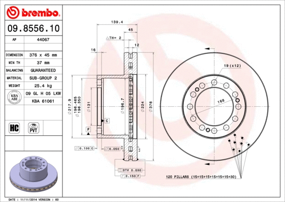 Brake Disc (09.8556.10)