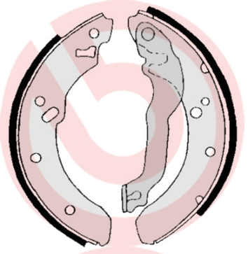 Brake Shoe Set (S 24 515)