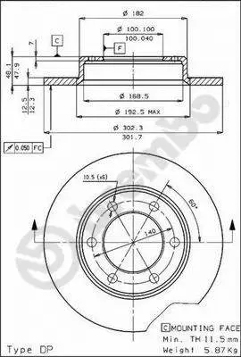 Brake Disc (08.4504.10)