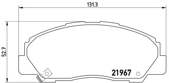 Brake Pad Set, disc brake (P 16 010)