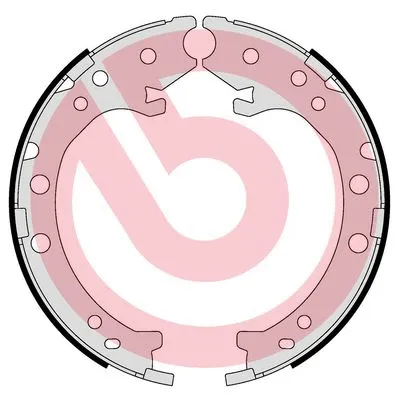 Brake Shoe Set, parking brake (S 28 519)
