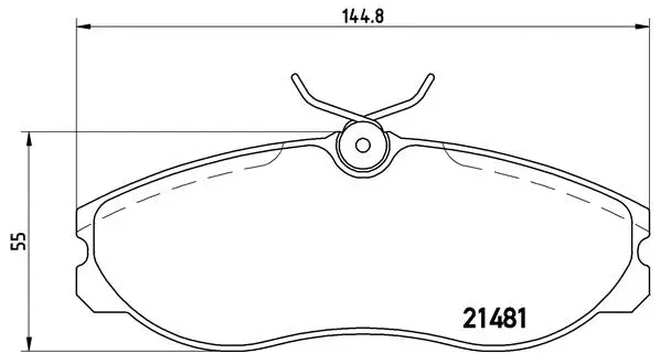 Brake Pad Set, disc brake (P 24 039)