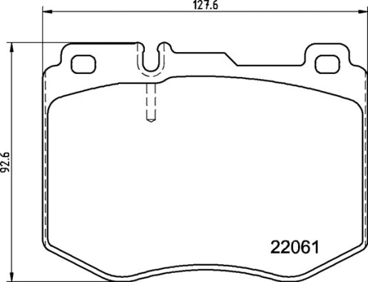 Brake Pad Set, disc brake (P 50 145)