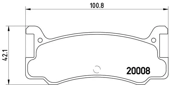 Brake Pad Set, disc brake (P 49 005)