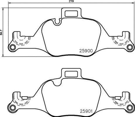 Brake Pad Set, disc brake (P 06 107)