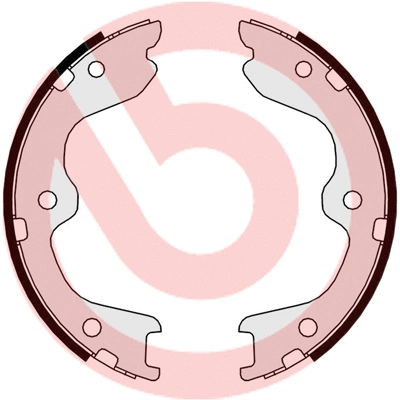 Brake Shoe Set, parking brake (S 56 544)