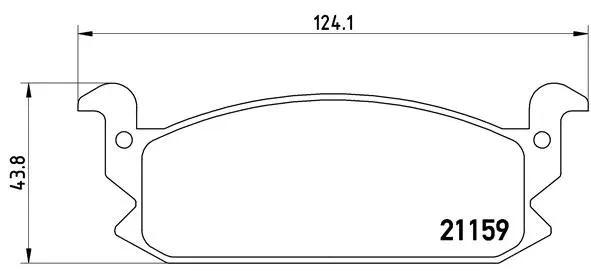 Brake Pad Set, disc brake (P 16 004)