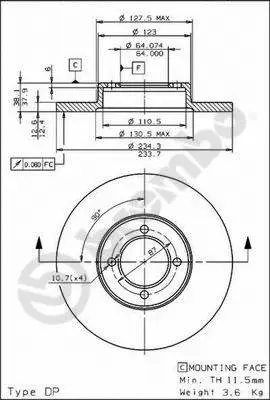 Brake Disc (08.5865.10)