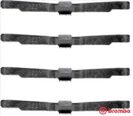 Accessory Kit, disc brake pad (A 02 299)