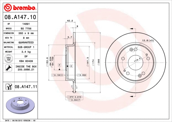 Brake Disc (08.A147.10)