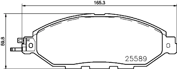 Brake Pad Set, disc brake (P 56 103)