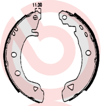 Brake Shoe Set (S 23 508)