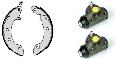 Brake Shoe Set (H 23 040)