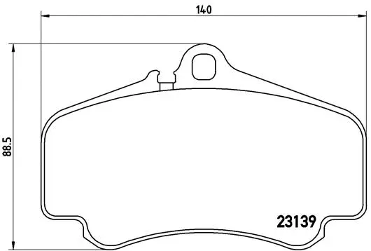 Brake Pad Set, disc brake (P 65 011)