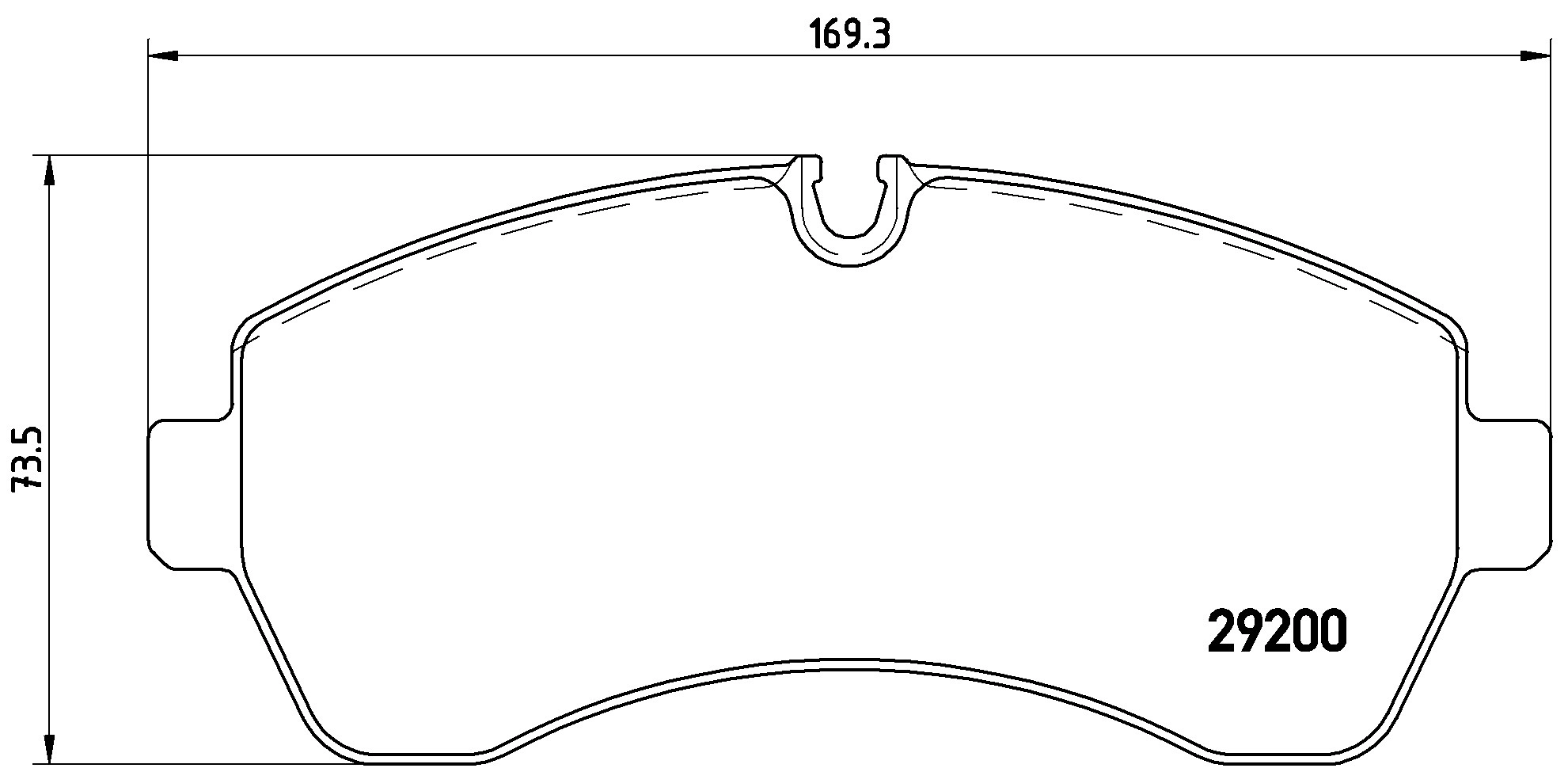 Brake Pad Set, disc brake (P 50 059G)