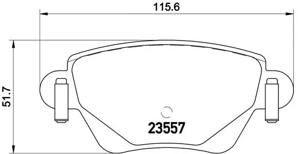 Brake Pad Set, disc brake (P 24 059)
