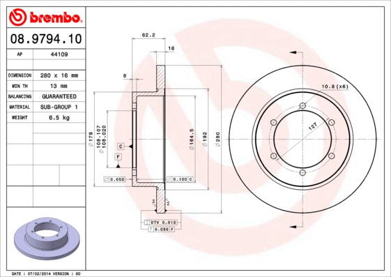 Brake Disc (08.9794.10)