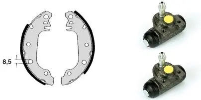 Brake Shoe Set (H 24 004)