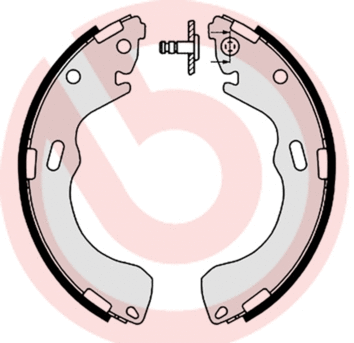 Brake Shoe Set (S 49 521)