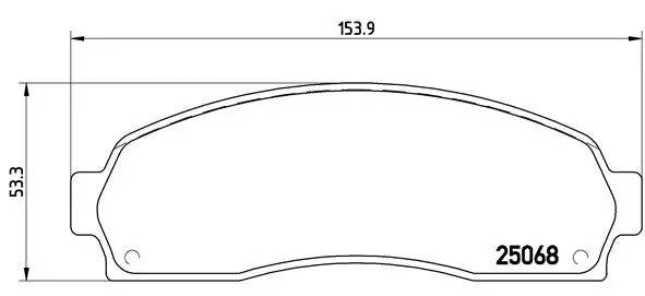 Brake Pad Set, disc brake (P 24 081)