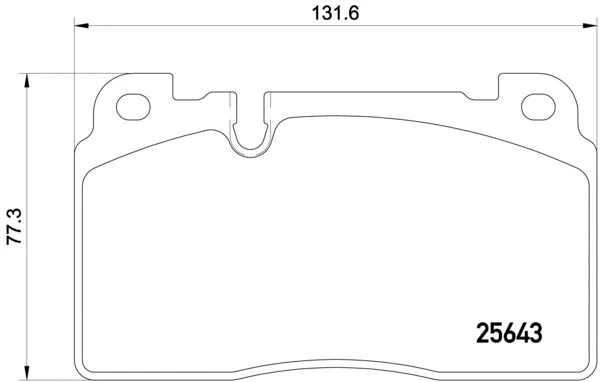 Brake Pad Set, disc brake (P 85 122)