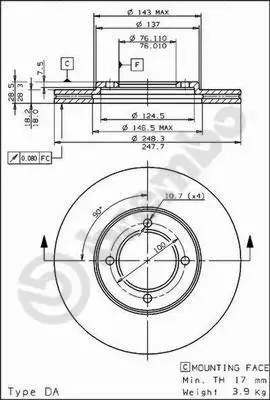 Brake Disc (09.5615.10)