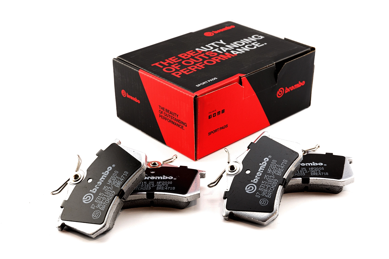 High Performance Brake Pad Set (07.B315.25)