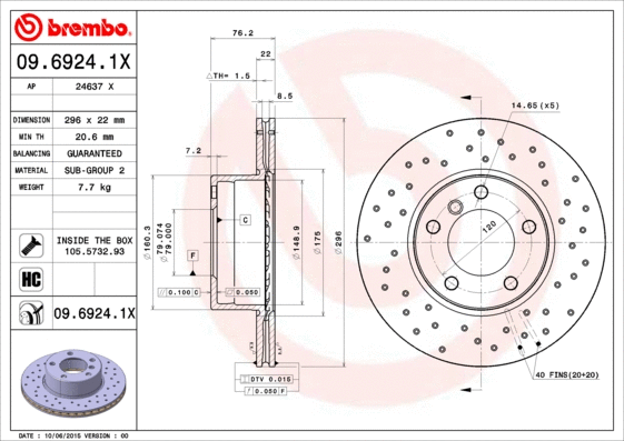 Brake Disc (09.6924.1X)