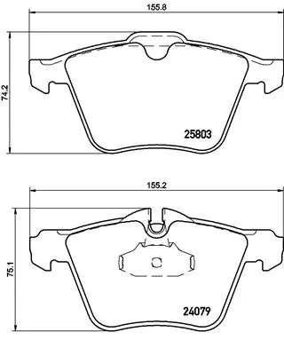 Brake Pad Set, disc brake (P 36 028)