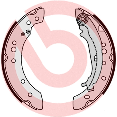 Brake Shoe Set (S 54 521)