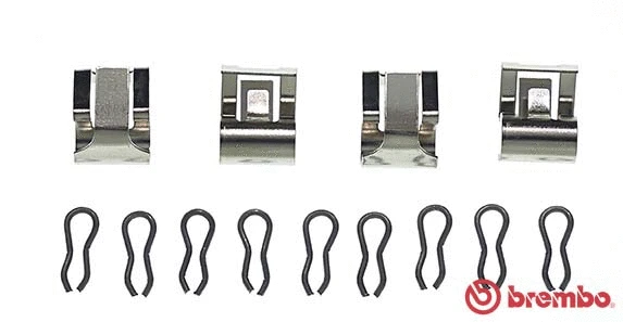 Accessory Kit, disc brake pad (A 02 203)