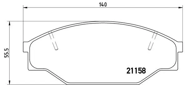 Brake Pad Set, disc brake (P 83 013)