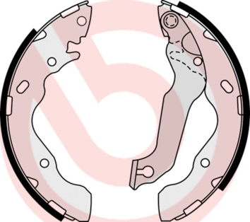 Brake Shoe Set (S 30 511)