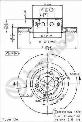Brake Disc (09.5929.10)