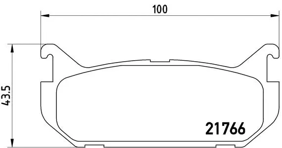 Brake Pad Set, disc brake (P 24 036)