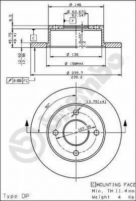Brake Disc (08.4946.20)
