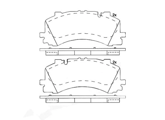 Brake Pad Set, disc brake (P 85 170)