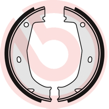 Brake Shoe Set, parking brake (S 06 508)