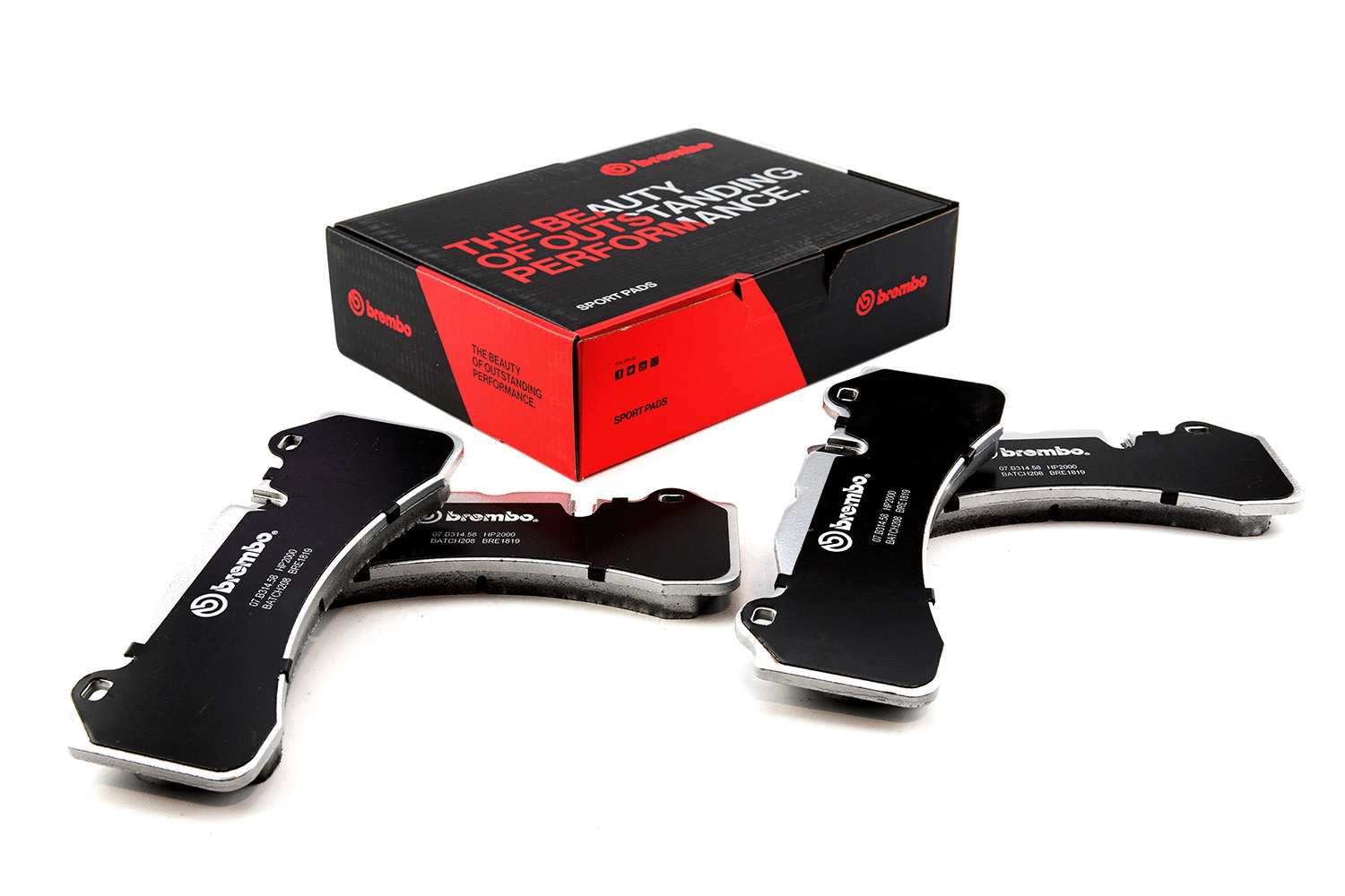 High Performance Brake Pad Set (07.B314.58)