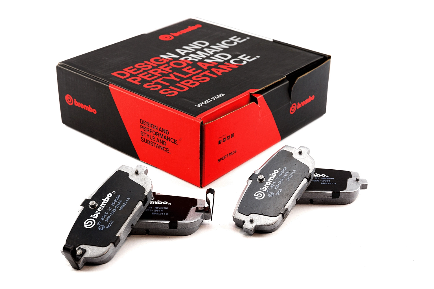 High Performance Brake Pad Set (07.B315.31)