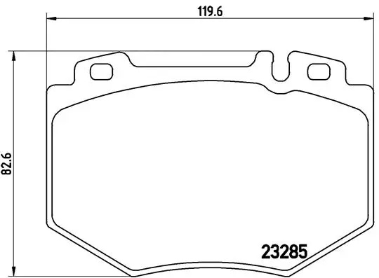 Brake Pad Set, disc brake (P 50 048)