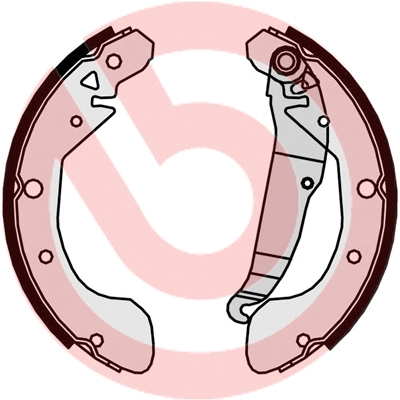 Brake Shoe Set (S 10 516)