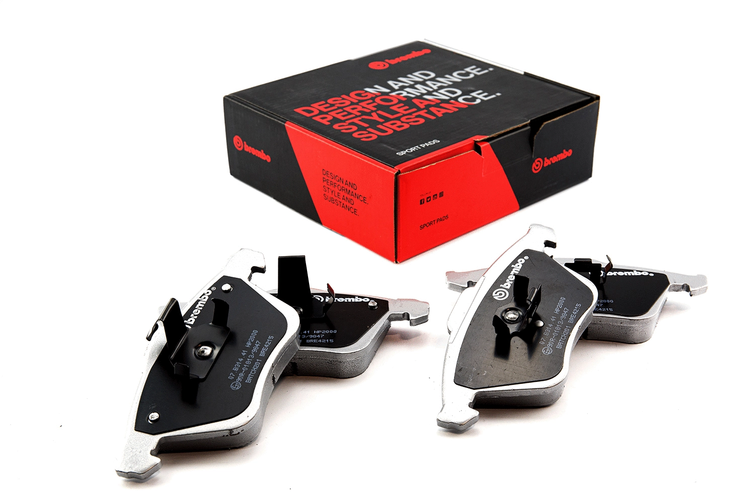 High Performance Brake Pad Set (07.B314.41)