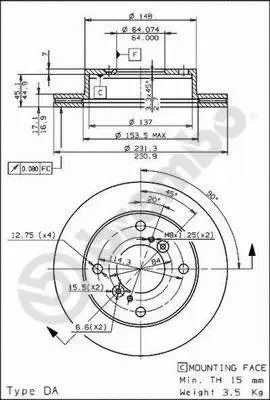 Brake Disc (09.6741.10)